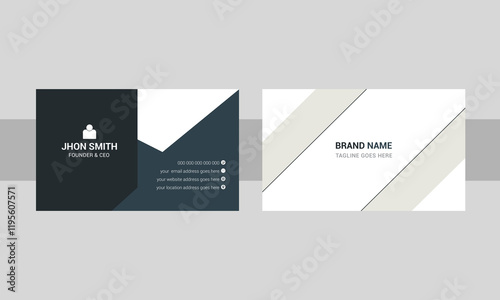 Creative and professional Business card for print