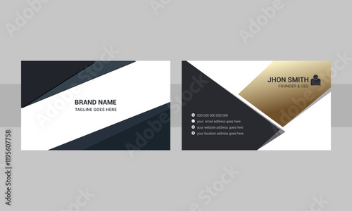 Creative and professional Business card for print