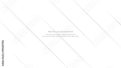 White Grey white abstract background paper shine and layer element vector for presentation design. Suit for business