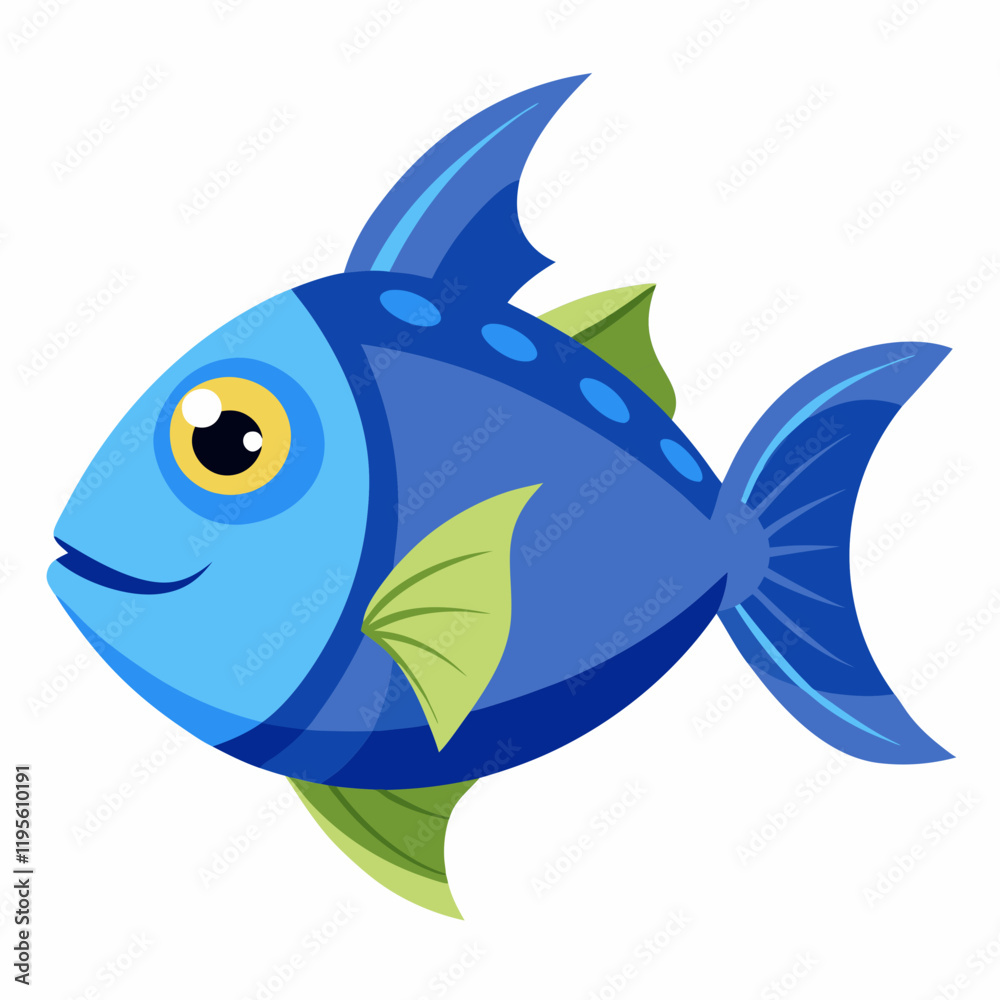 Fototapeta premium fish isolated on white