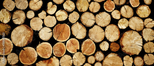 Stack of Wood Firewood Texture Wooden Cut Trees