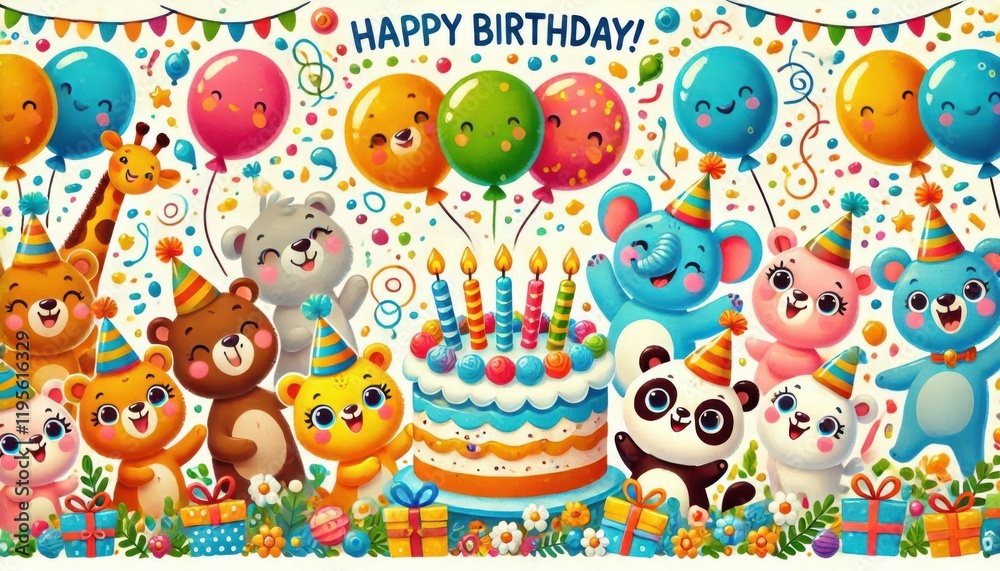 bouquet of flowers card happy birthday content created with generative AI software. bouquet of flowers card happy birthday content created with generative AI software.