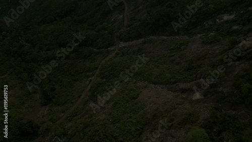 Drone Aerial of Zomba Massif, Malawi at Sunrise