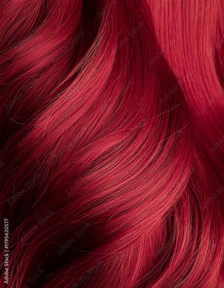 Naklejka premium red hair background