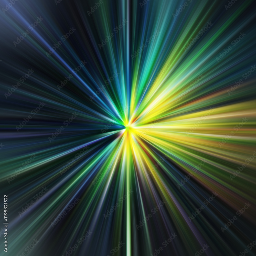 Fototapeta premium Colorful zoom motion effect. Abstract background. Color lines. Colored texture backdrop and banner. Multi color gradient pattern and textured wallpaper.