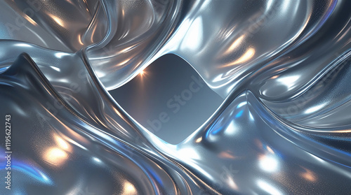 Metallic gradients with central negative space