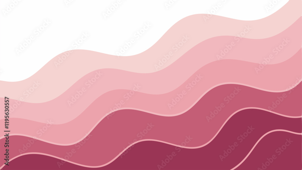 Wavy Pink Background Design Wavy Pink Background Design