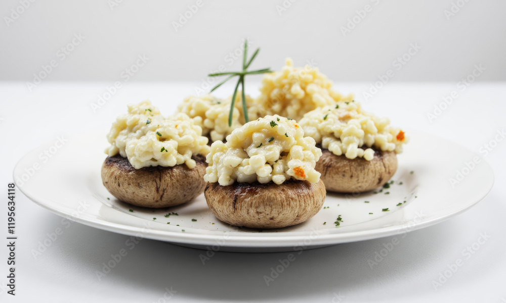 Crab-Stuffed Mushrooms with Parmesan Cheese Crab-Stuffed Mushrooms with Parmesan Cheese