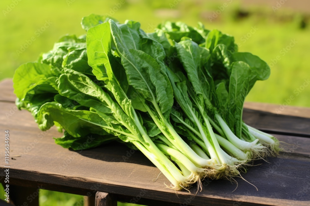 Fresh Bunch of Turnip Greens - A Delicious and Nutritious Ingredient for Cooking and Food Culture in 3:2 Ratio Fresh Bunch of Turnip Greens - A Delicious and Nutritious Ingredient for Cooking and Food Culture in 3:2 Ratio