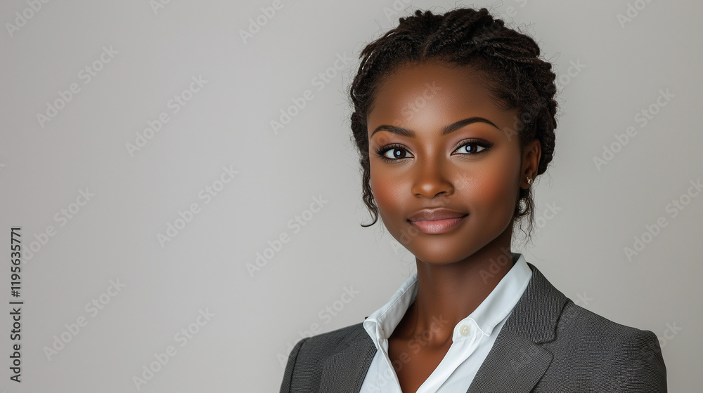 Professional Woman in Gray Blazer and White Shirt Professional Woman in Gray Blazer and White Shirt