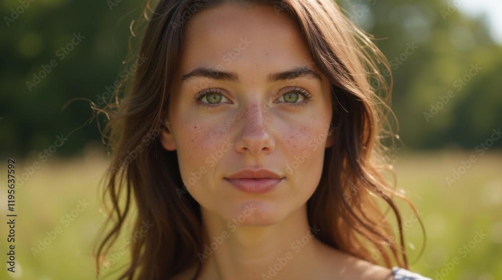 Natural Headshot: Soft Freckles and Glowing Skin Natural Headshot: Soft Freckles and Glowing Skin