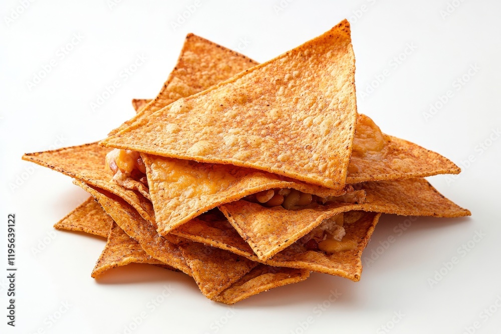Tortilla Chips with Cheese and Beans Tortilla Chips with Cheese and Beans