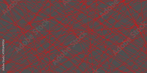 Abstract grey background with red lines. Modern and geometric pattern with Design print for illustration, texture, texti geometric background lines drawn on very peri paper. Geometric style pattern.