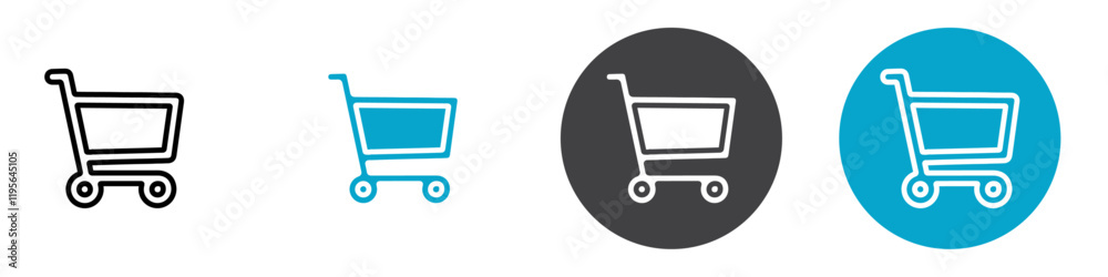 cart icon Vector illustration in black cart icon Vector illustration in black
