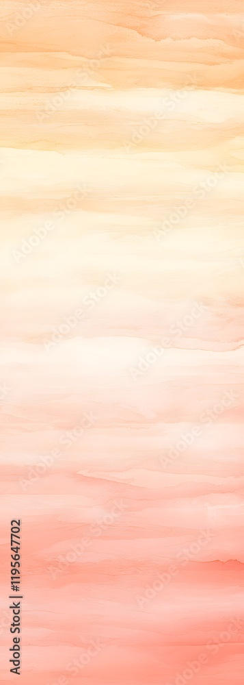Obraz premium A tranquil sunrise-inspired gradient of light coral, pale peach, and soft apricot fading into serene hues.
