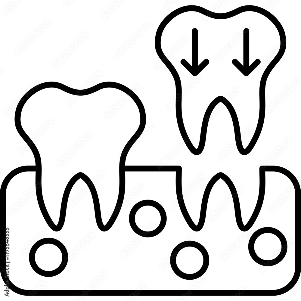 Obraz premium Implants Icon