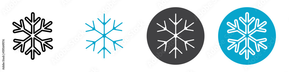 snow flake icon Vector illustration in black snow flake icon Vector illustration in black