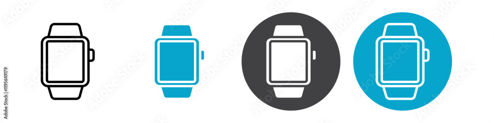 smart watch icon Vector illustration in black smart watch icon Vector illustration in black