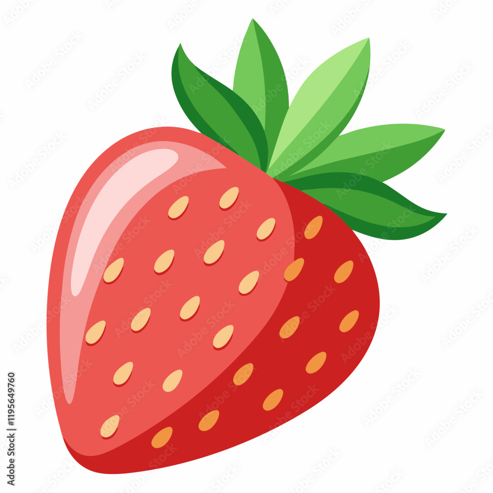 Obraz premium strawberry isolated on white