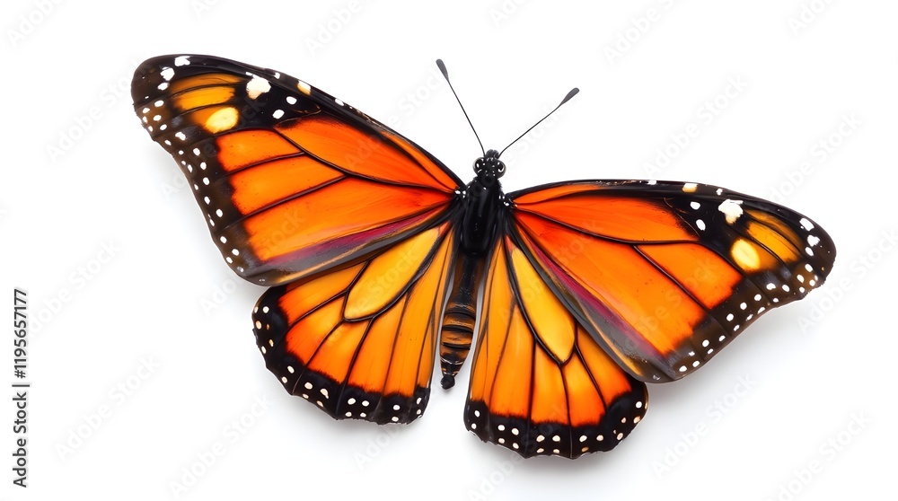 Obraz premium butterfly on white background