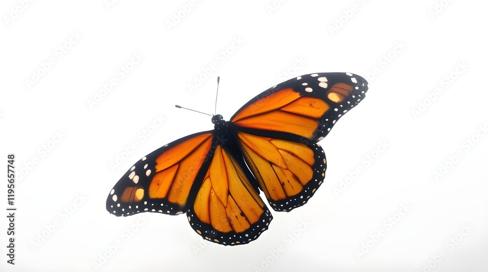 Obraz premium butterfly on white background