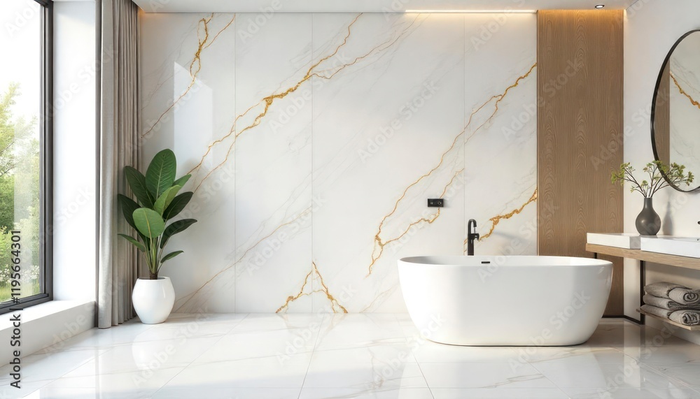 Fototapeta premium hite-marble-with-golden-vains-high-resolution