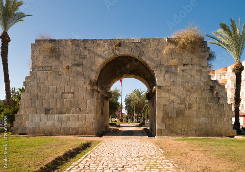Photography The historic Cleoptra gate or Sea gate in Tarsus district