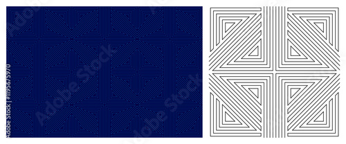Seamless Pattern, Seamless Background, Colors easily changed and Vector illustration.