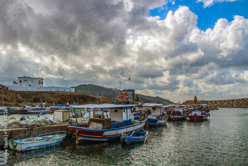 Sidi Mechreg, the fortified city and port in Bizerte, Tunisia photo