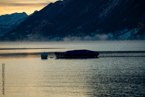 boat on the lake