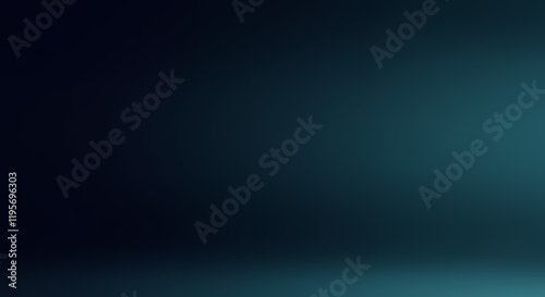 Dark Teal Gradient Background - Abstract Studio Backdrop for Product Photography