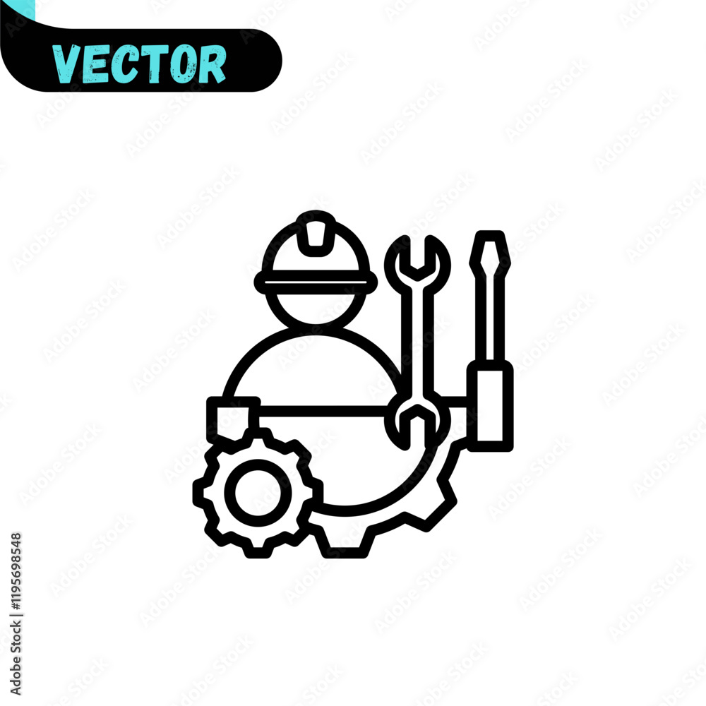 Maintenance Outline Icon Maintenance Outline Icon