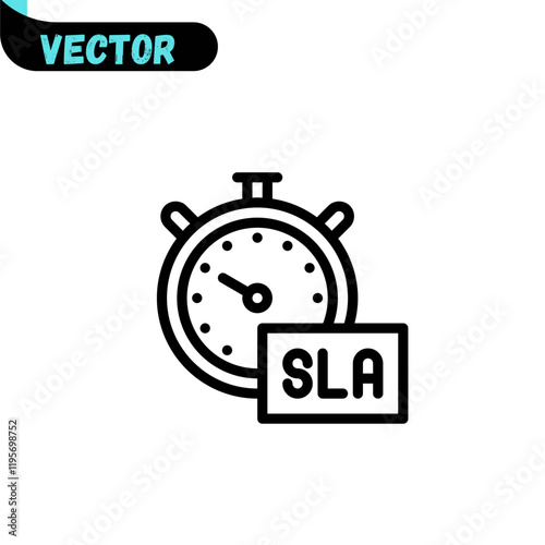  sla line icon 