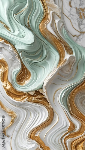 Abstract Swirling Marble Textures in Soft Pastel Tones Creating a Fluid Design - Aesthetic Wallpaper for Mobile Ethereal Soft Pastel Gradient Blending Gen