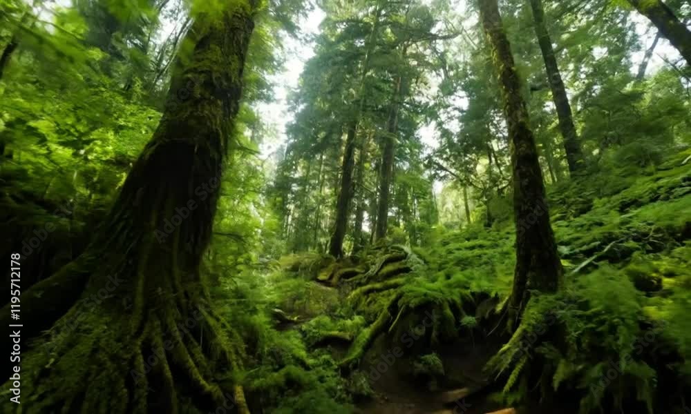 forest trees landscape background