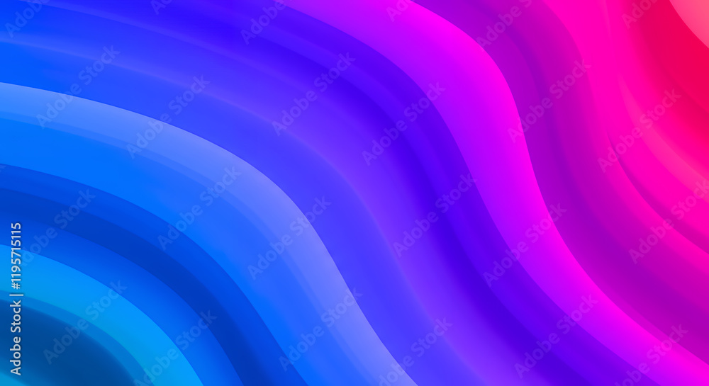 Naklejka premium Abstract Colorful Swirling Wave Background - Vibrant Gradient Texture