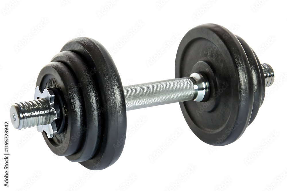 dumbbell isolated on white background.PNG.AI GENERATED dumbbell isolated on white background.PNG.AI GENERATED
