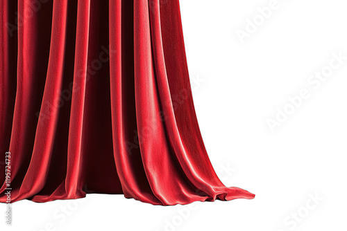 Wallpaper Mural a red curtain on a stage in a theater PNG image, PNG file, Generative art. Torontodigital.ca