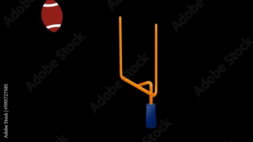 Goalpost Strike Loop Animation On Alpha
