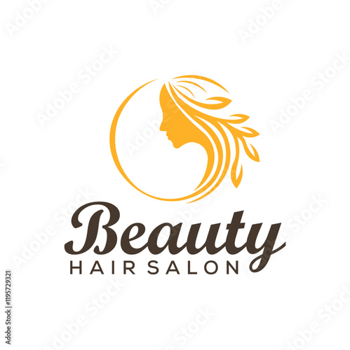 hair and beauty salon logo design