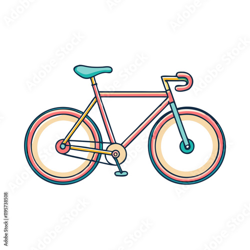 fixie bike fixed gear vector icon, fixie bike fixed gear vector illustration-simple illustration of fixie bike fixed gear, perfect for fixie bike fixed gear logos and icons and themed design 