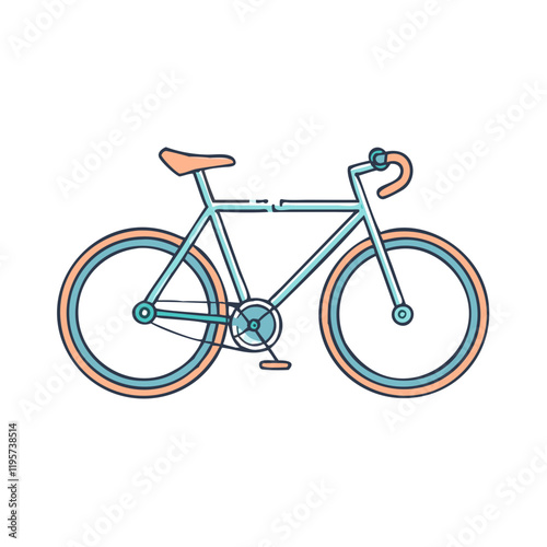 fixie bike fixed gear vector icon, fixie bike fixed gear vector illustration-simple illustration of fixie bike fixed gear, perfect for fixie bike fixed gear logos and icons and themed design 