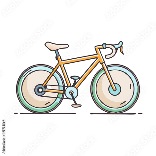gravel bike vector icon, gravel bike vector illustration-simple illustration of gravel bike, perfect for gravel bike logos and icons and themed design 