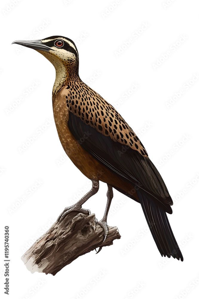 Obraz premium Bird, Peacock of Pará, Art, Image, with Transparent Background PNG, for Stickers, T-Shirt Print, Cap, Mug, Flip-flops, Mousepad, Transparent PNG