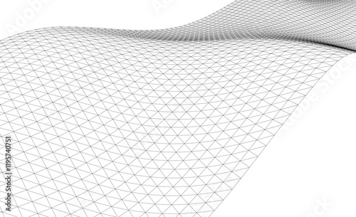 Abstract wave background 3d design