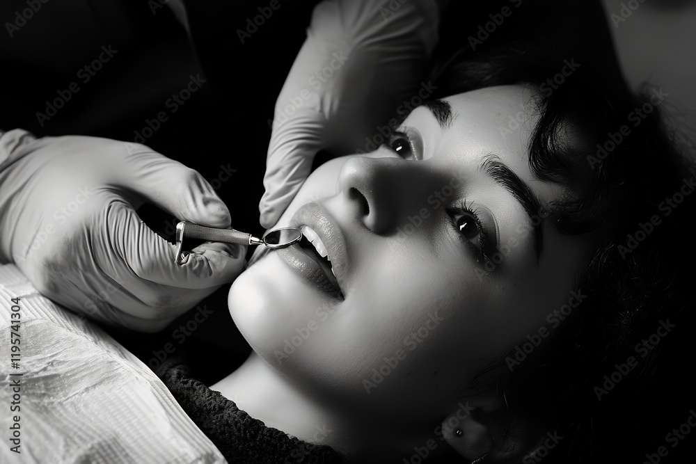 Obraz premium Patient Experience at the Dentist