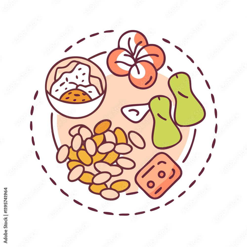 trail mix and snacks vector icon, trail mix and snacks vector illustration-simple illustration of trail mix and snacks, perfect for trail mix and snacks logos and icons and themed design trail mix and snacks vector icon, trail mix and snacks vector illustration-simple illustration of trail mix and snacks, perfect for trail mix and snacks logos and icons and themed design