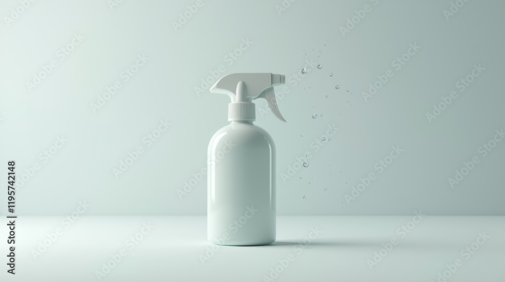 spray bottle on a clean surface spray bottle on a clean surface