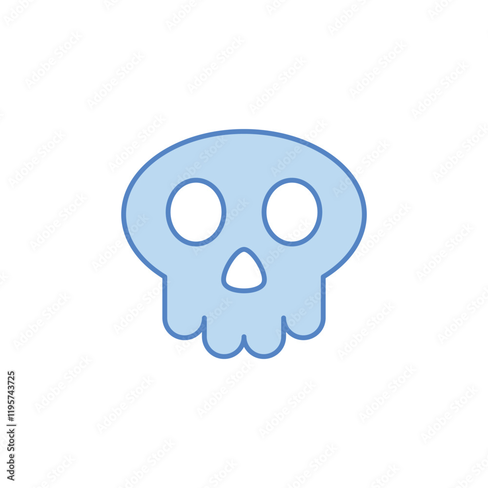 Skull icon design Skull icon design