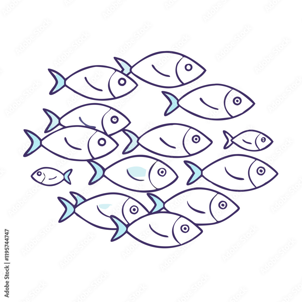 school of fish vector icon, school of fish vector illustration-simple illustration of school of fish, perfect for school of fish logos and icons and themed design school of fish vector icon, school of fish vector illustration-simple illustration of school of fish, perfect for school of fish logos and icons and themed design